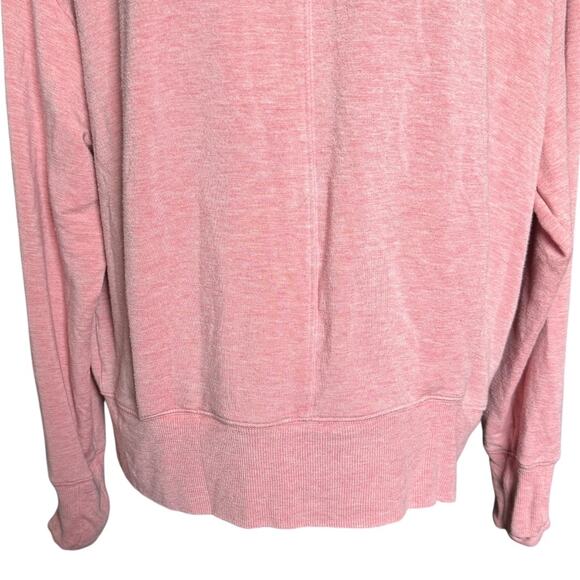 Athleta Pink Heather Apollo Crewneck Sweatshirt Size S - Picture 7 of 13